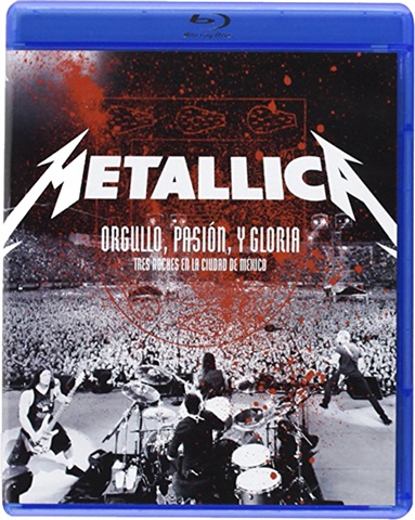 LLICA：ORGULLO, PASIÓN, Y GLORIA DVD Metallica Orgullo Pasion Y Gloria Tres Noches En La Ciudad De